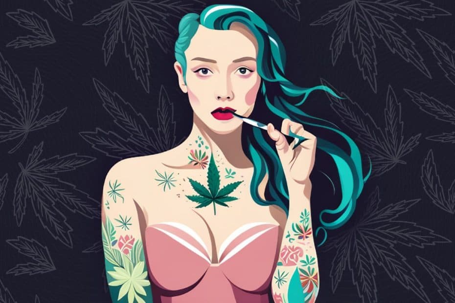 can you smoke weed after a tattoo?
