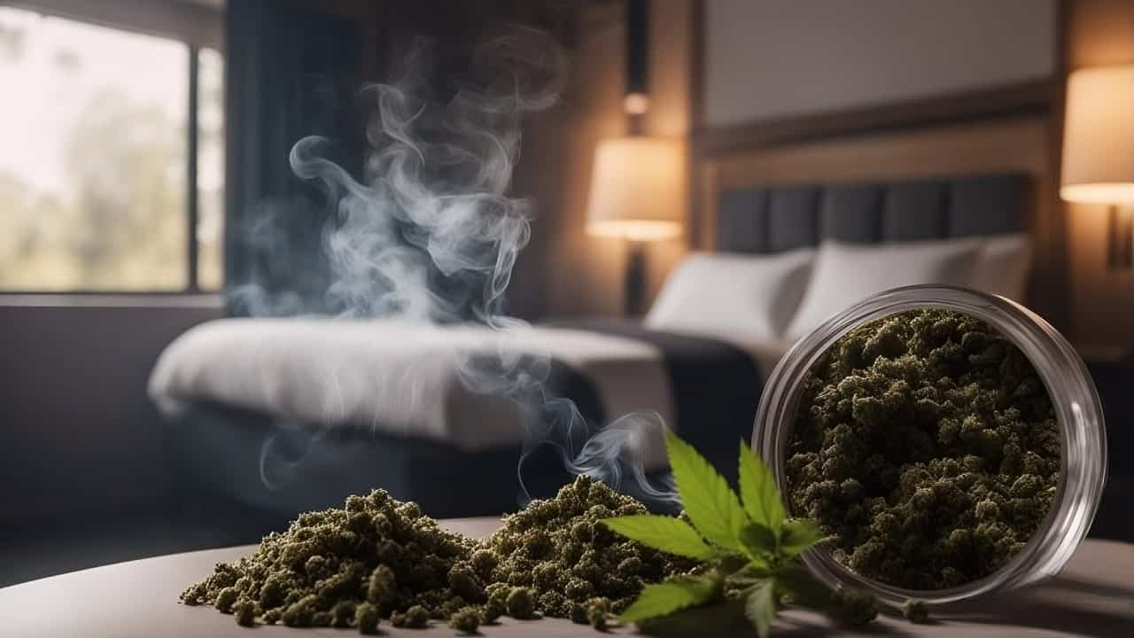 How to get rid of weed smell from a hotel room