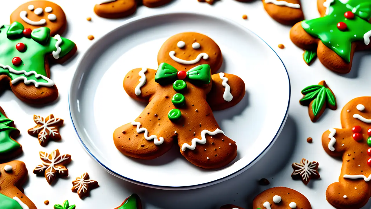 Cannabis Infused Gingerbread Cookie