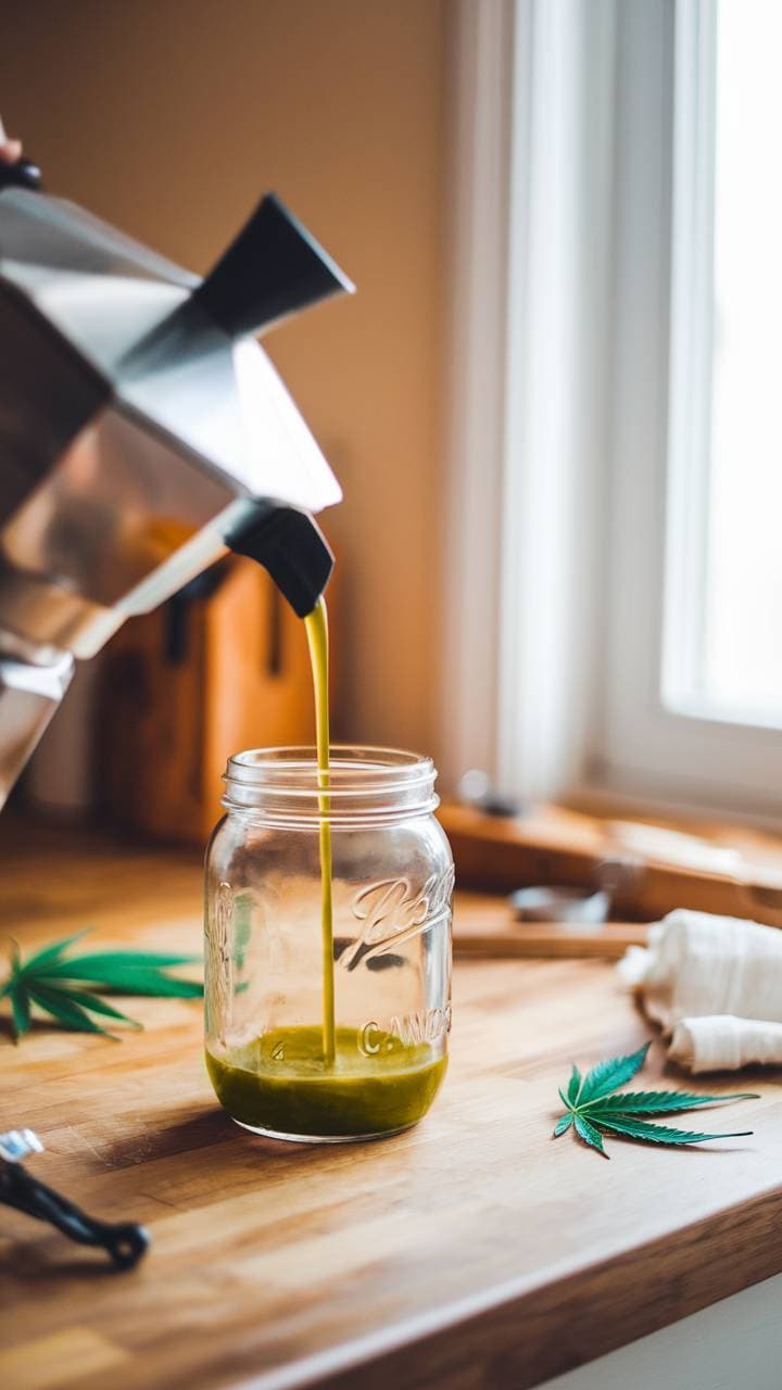 Cannabutter with cofee maker machine