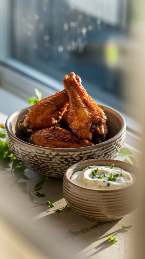 Cannabis infused chicken wings