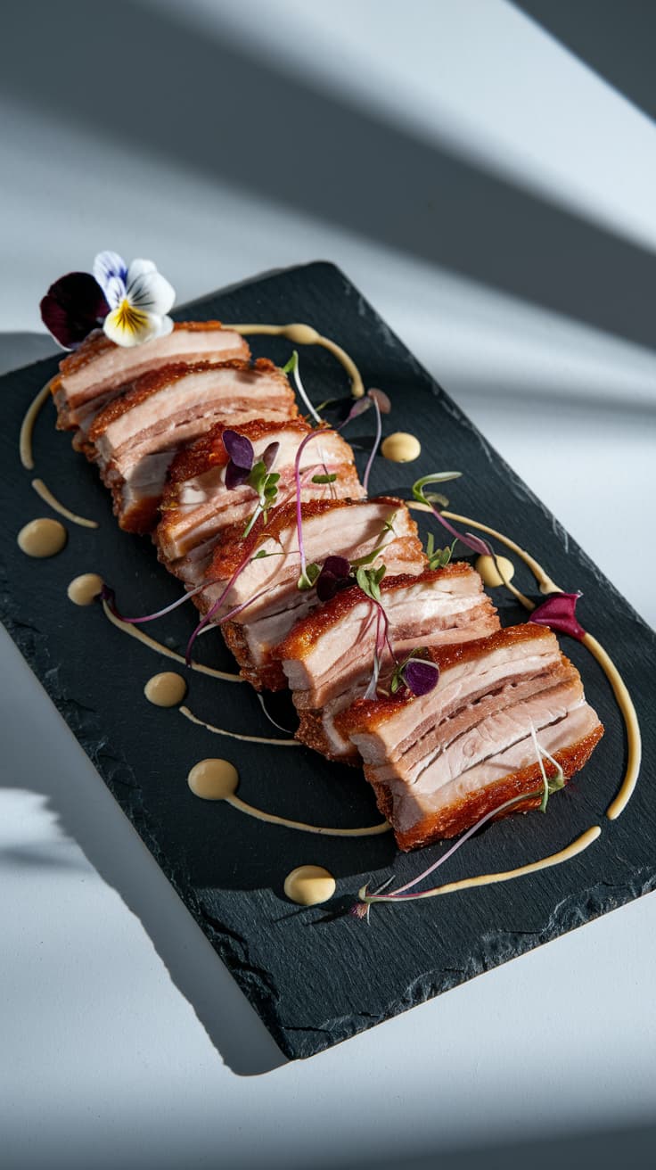 Cannabis infused pork belly