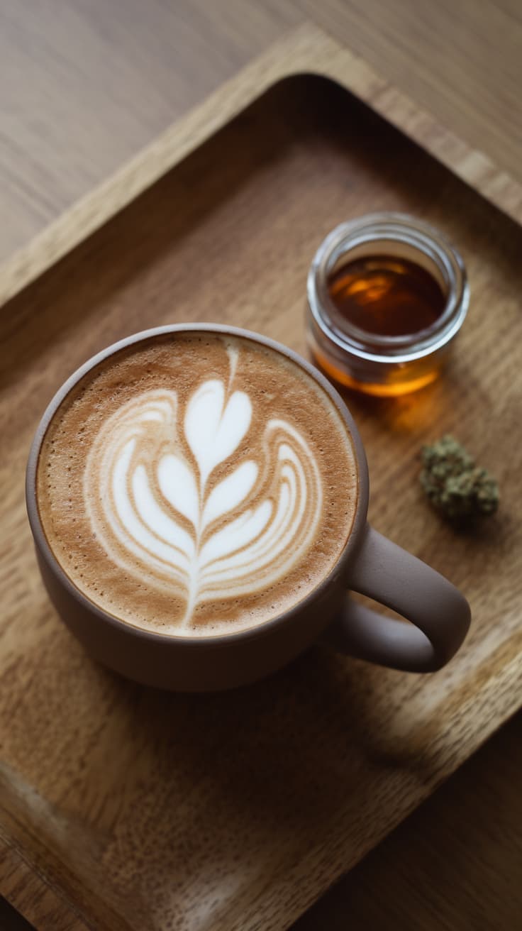 Cannabis chai latte