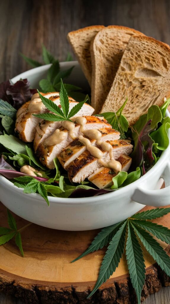 Cannabis chicken salad