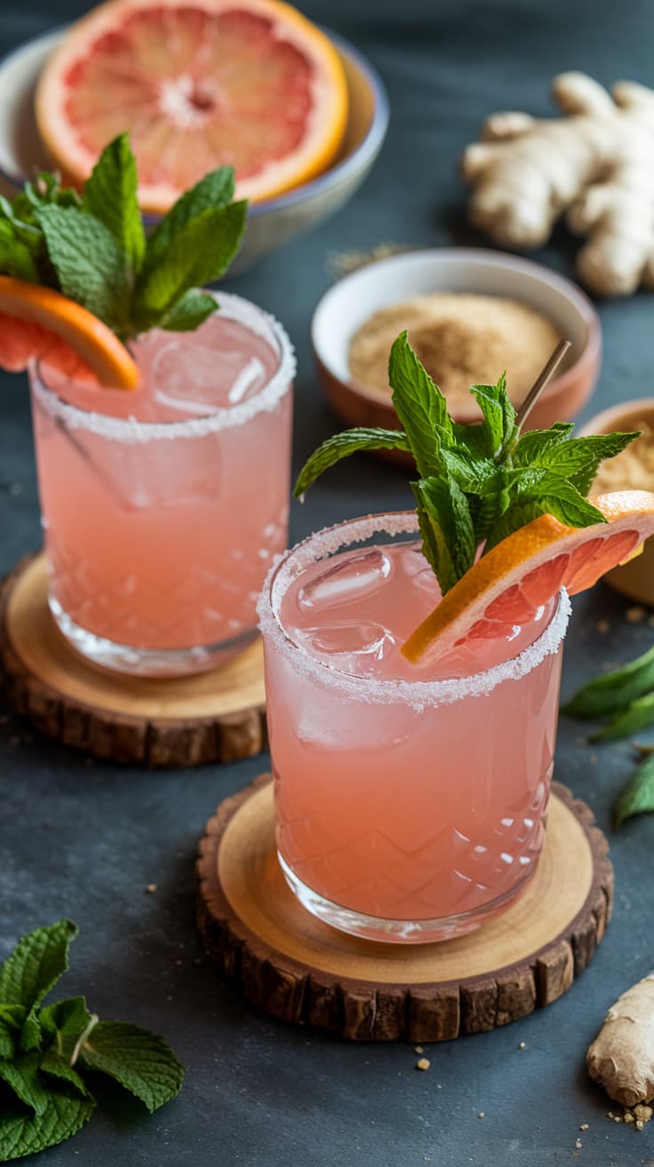 Cannabis-infused Paloma