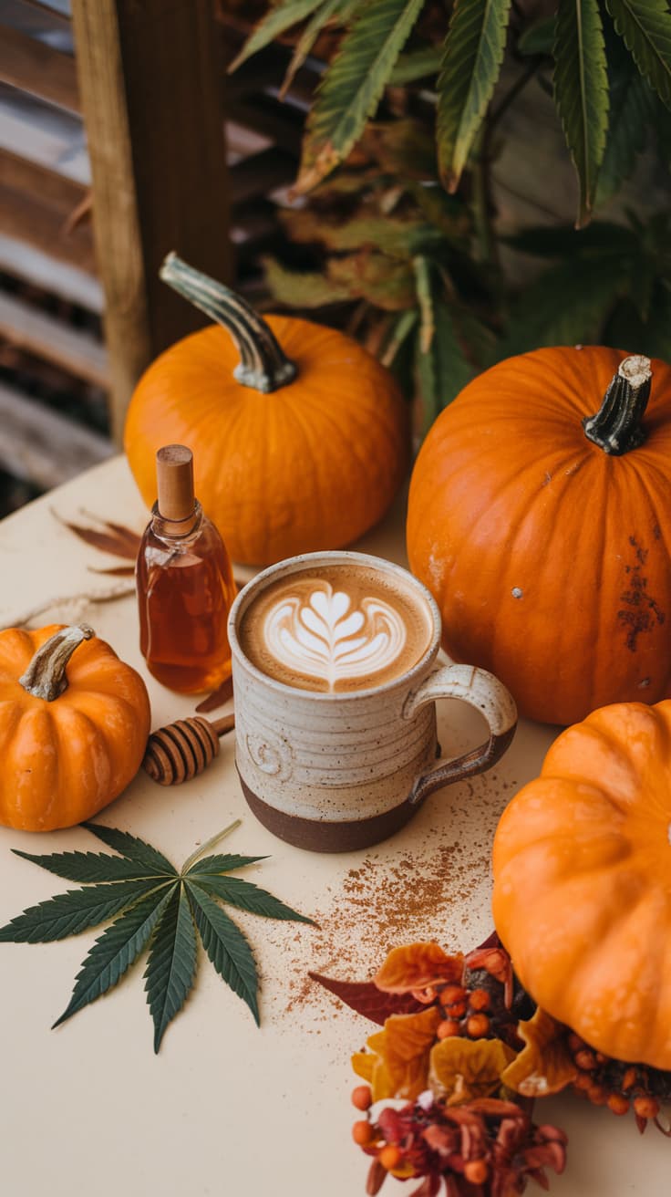 cannabis-infused pumpkin spice latte