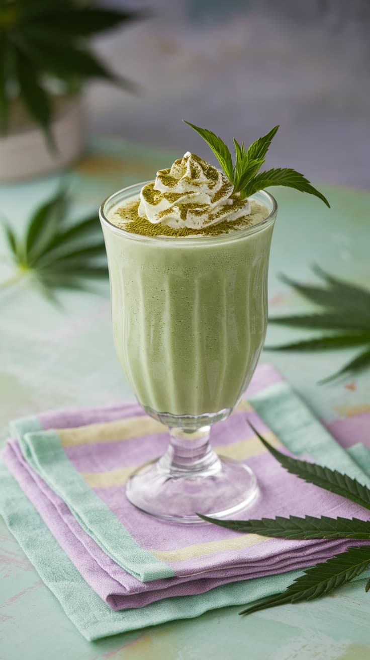 Cannabis-infused shamrock shake