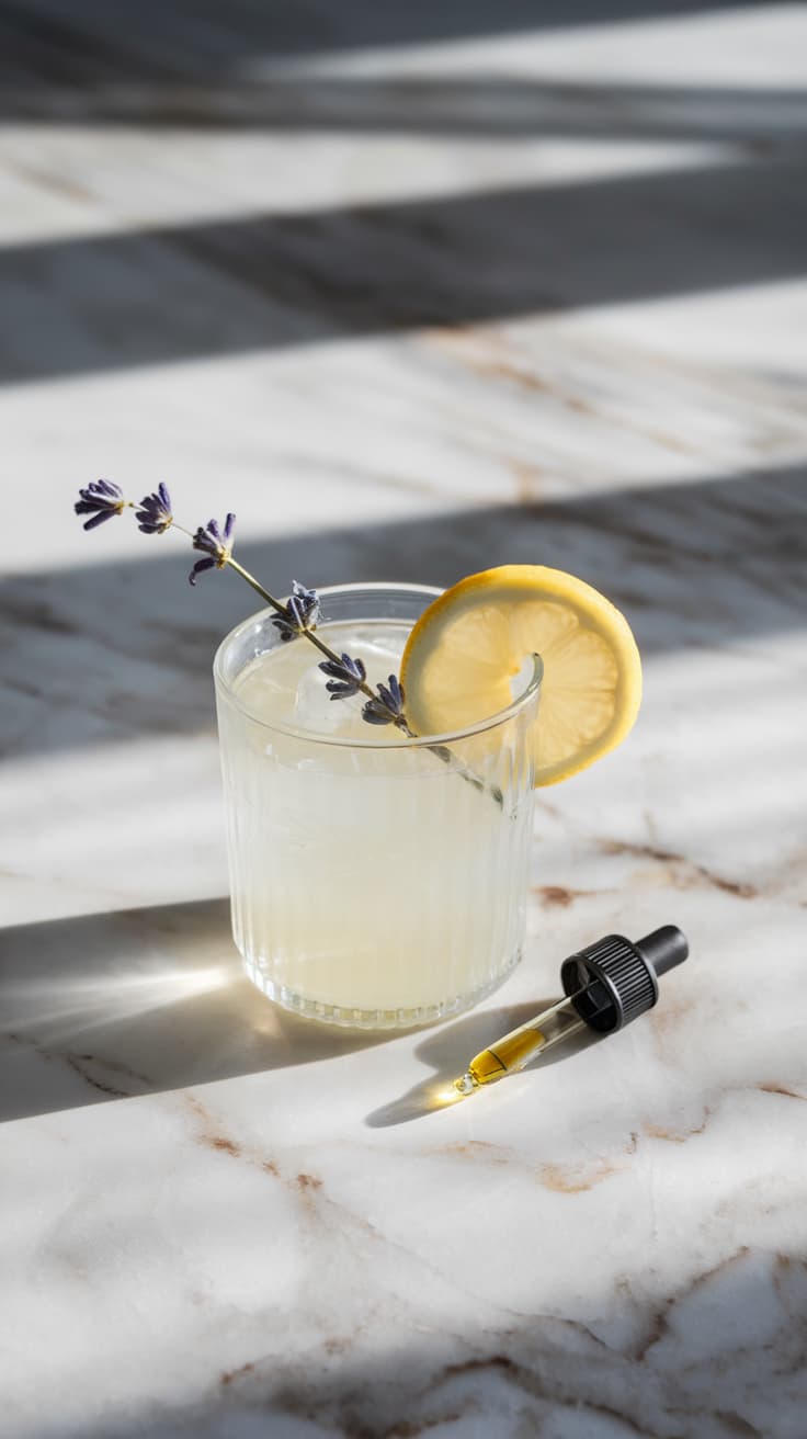 homemade CBD lemonade