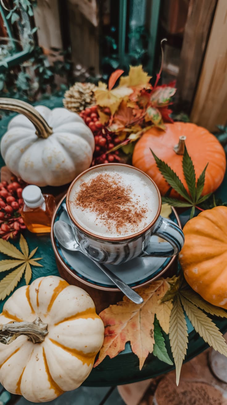 weed-infused pumpkin spice latte