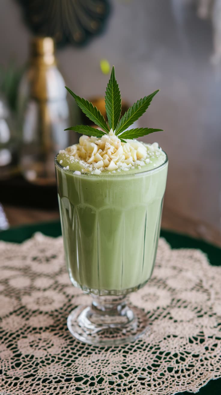 Weed-infused shamrock shake