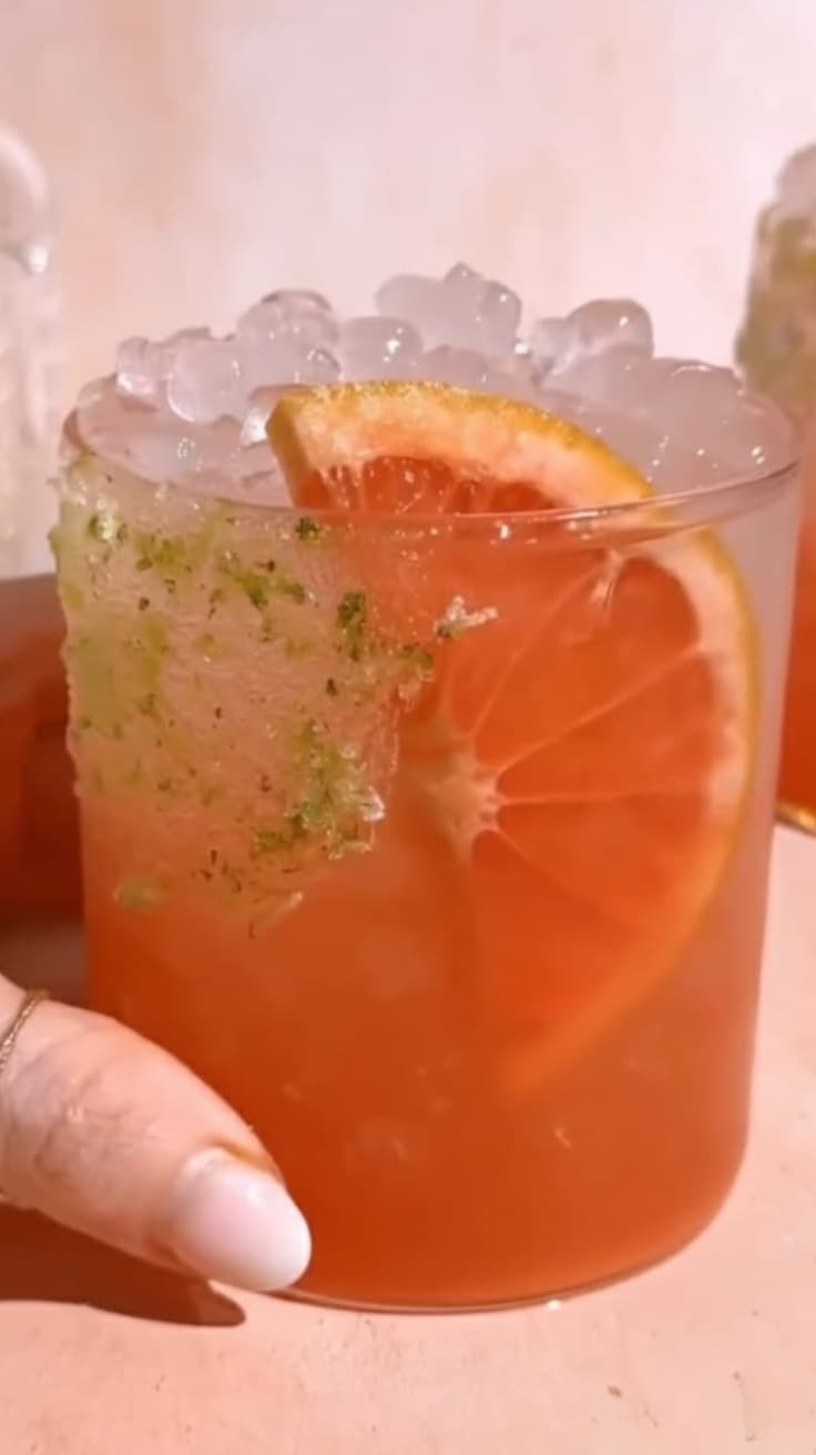 Cannabis-infused Paloma