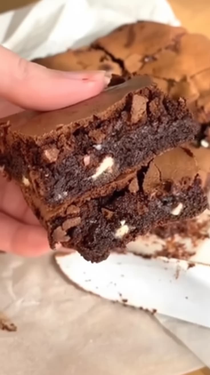 Double-chocolate weed brownies