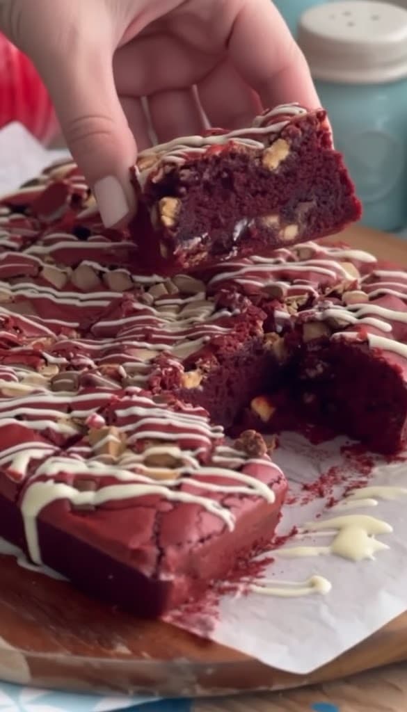 Red Velvet Cannabis Brownies