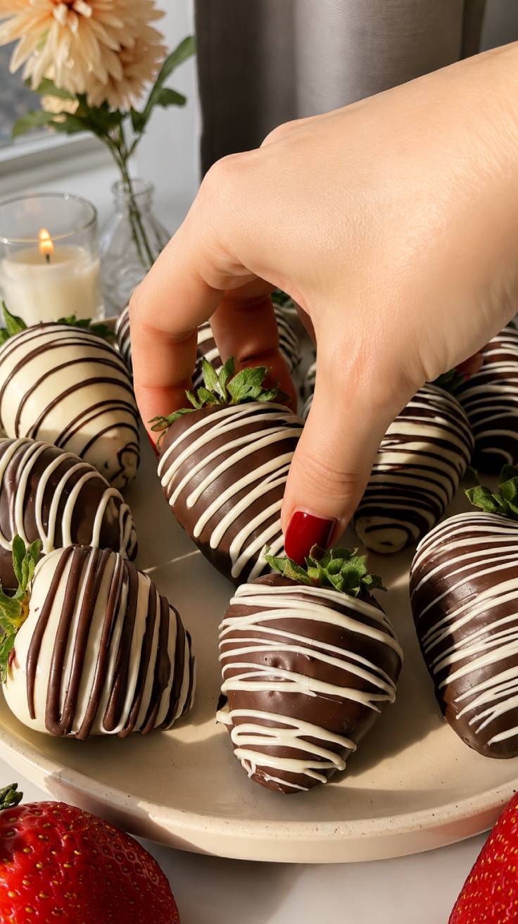 cannabis-infused chocolate-covered strawberry