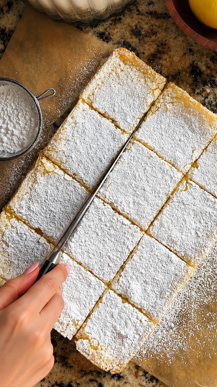 cannabis-infused lemon bars