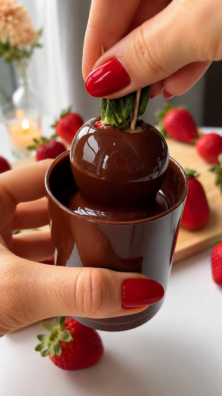 thc chocolate covered strawberries