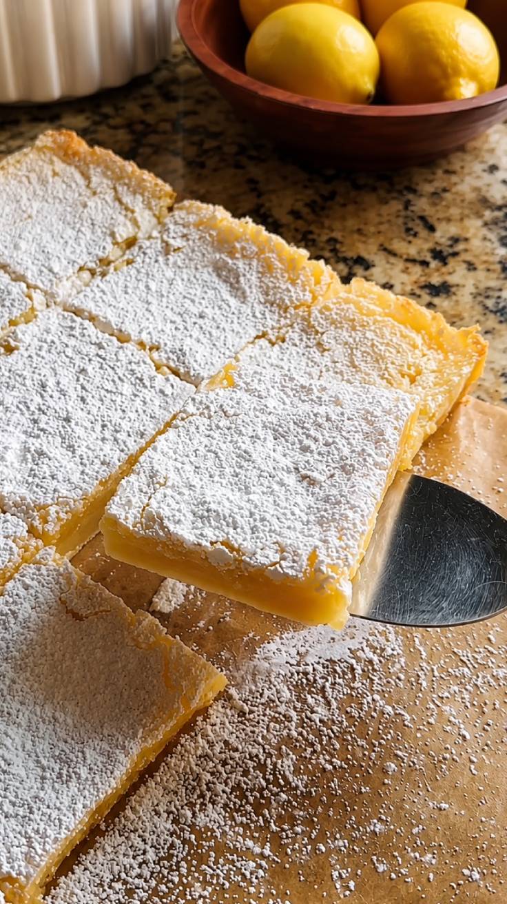 THC lemon bars